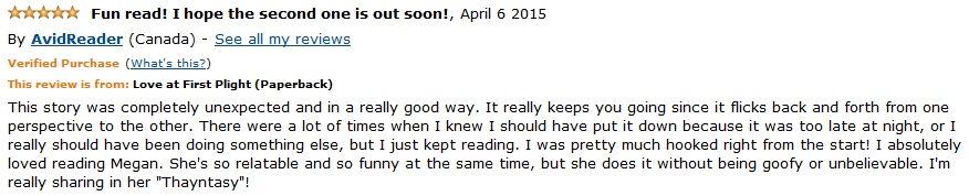 Amazon.ca Love at First Plight review 3
