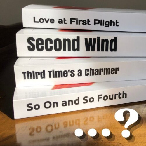 Perspective Series Books - Four novels - Love at First Plight, Second Wind, Third Time's a Charmer and So On and So Fourth