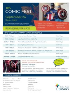 Comic Fest Flyer 2022