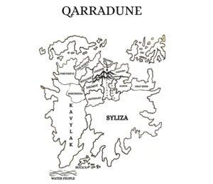 Legends of Qarradune Map - Perspective Book Series